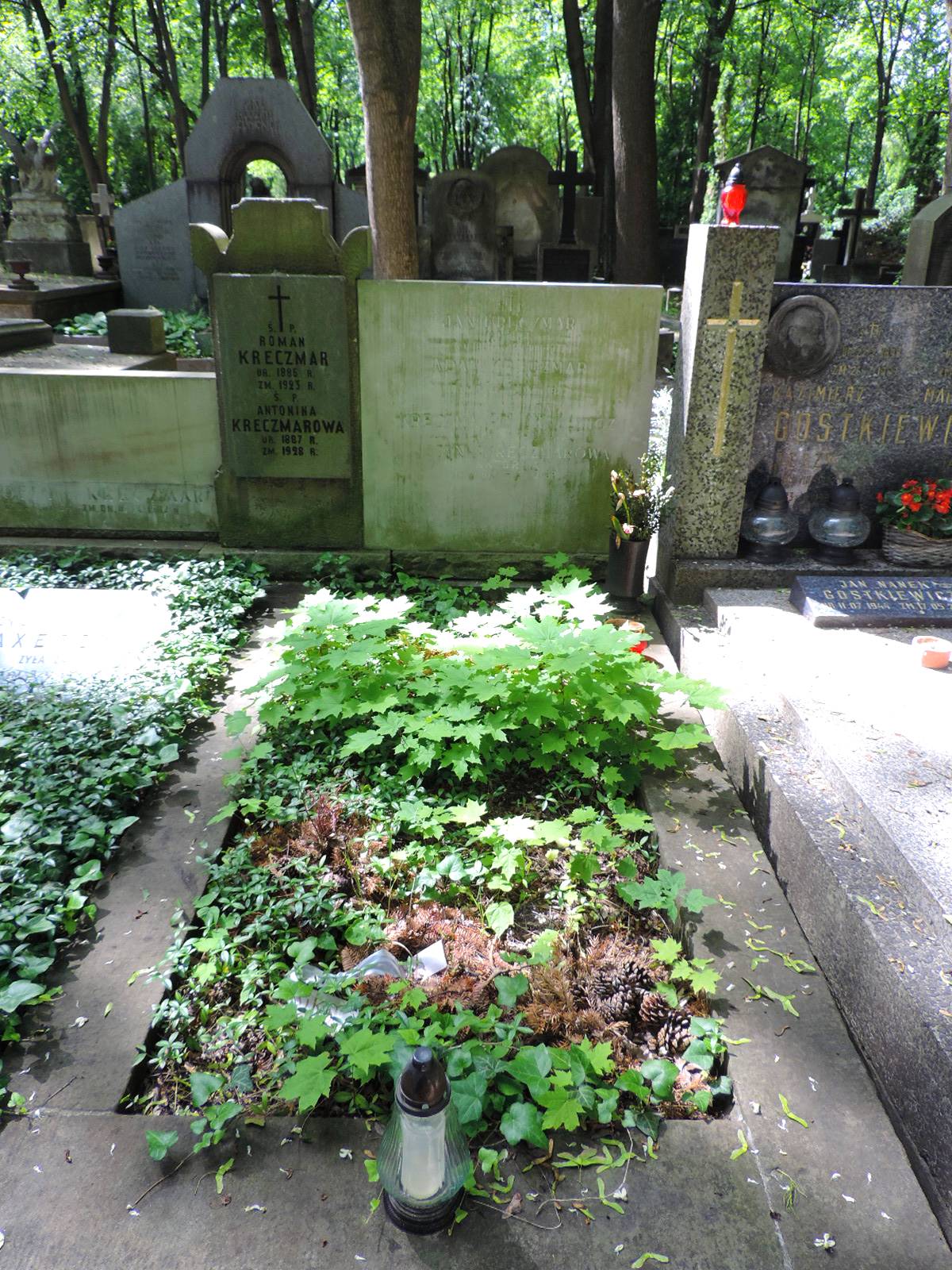 The grave of Adam Kreczmar - Warsaw