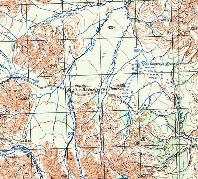 The border of Yakutia and Magadan region