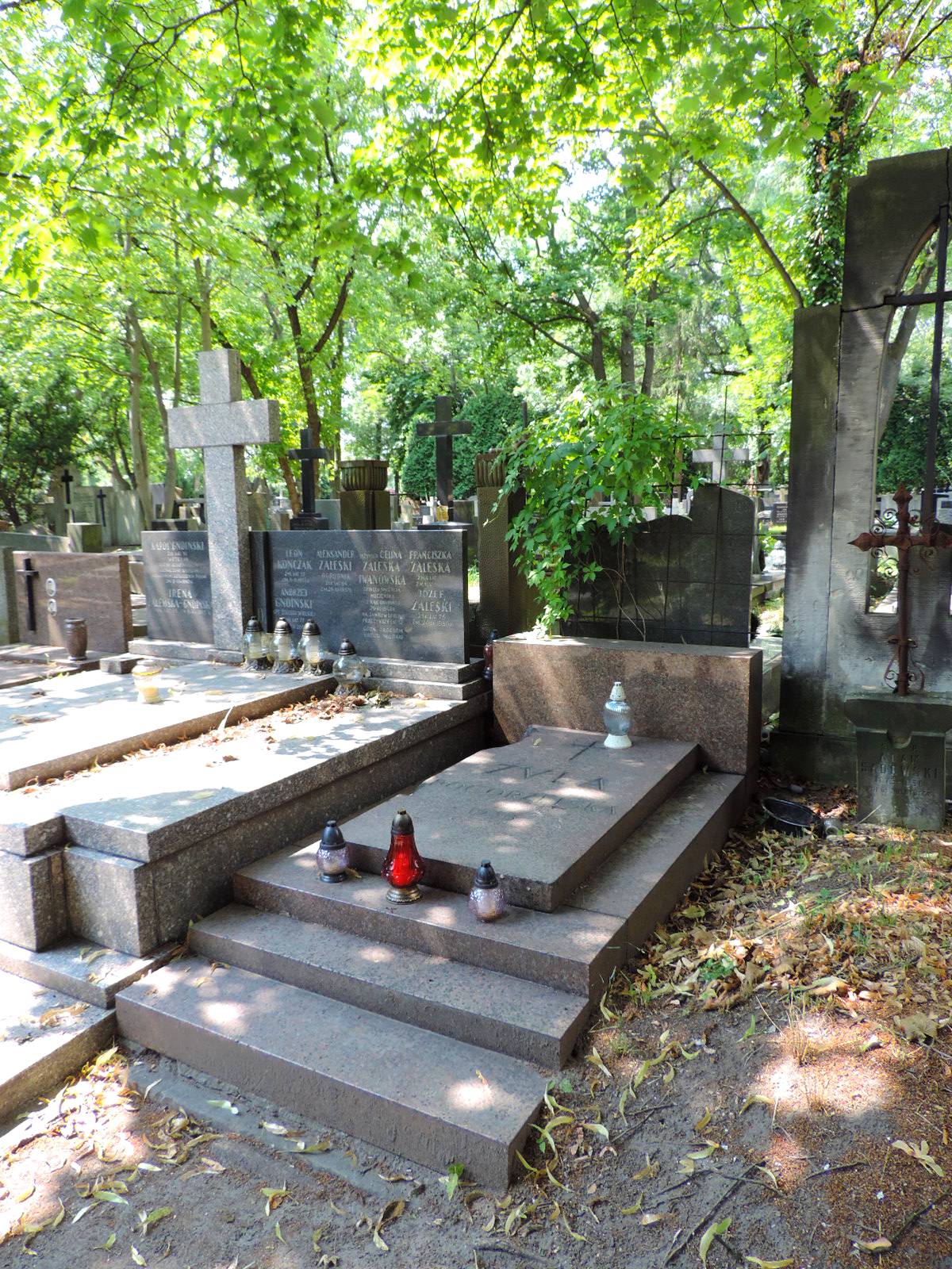 The grave of Zula Pogorzelska - Warsaw