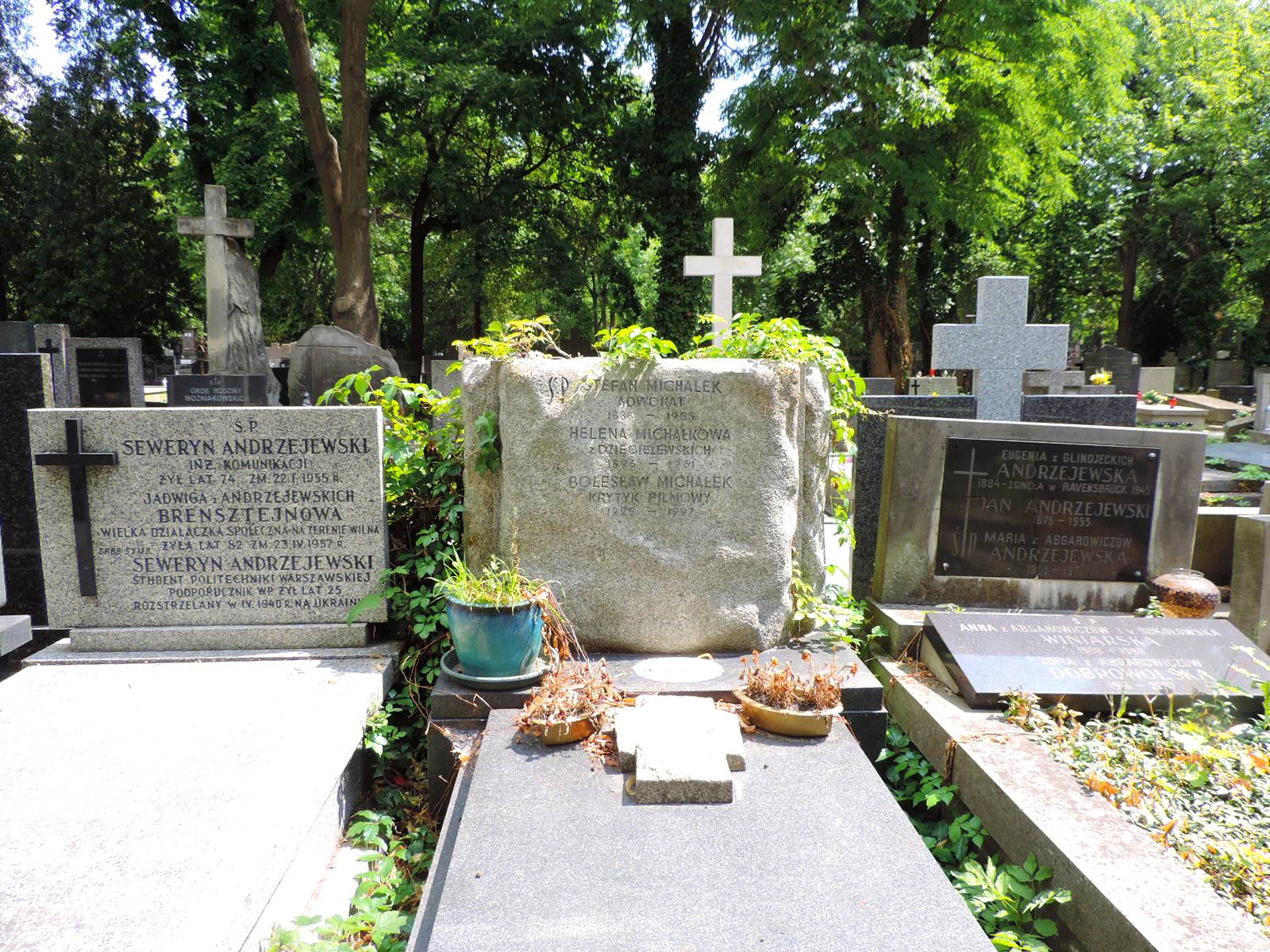 The grave of Bolesław Michałek - Warsaw