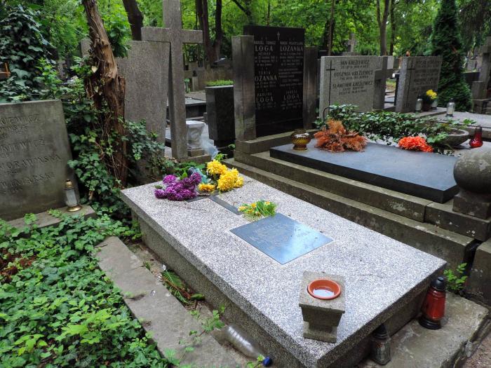 The grave of Witold Kałuski - Warsaw