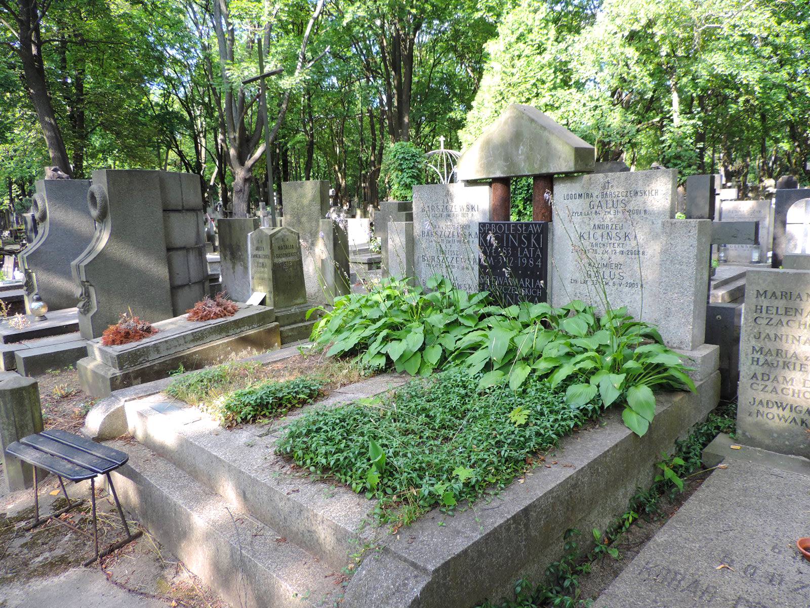 The grave of Andrzej Kiciński - Warsaw