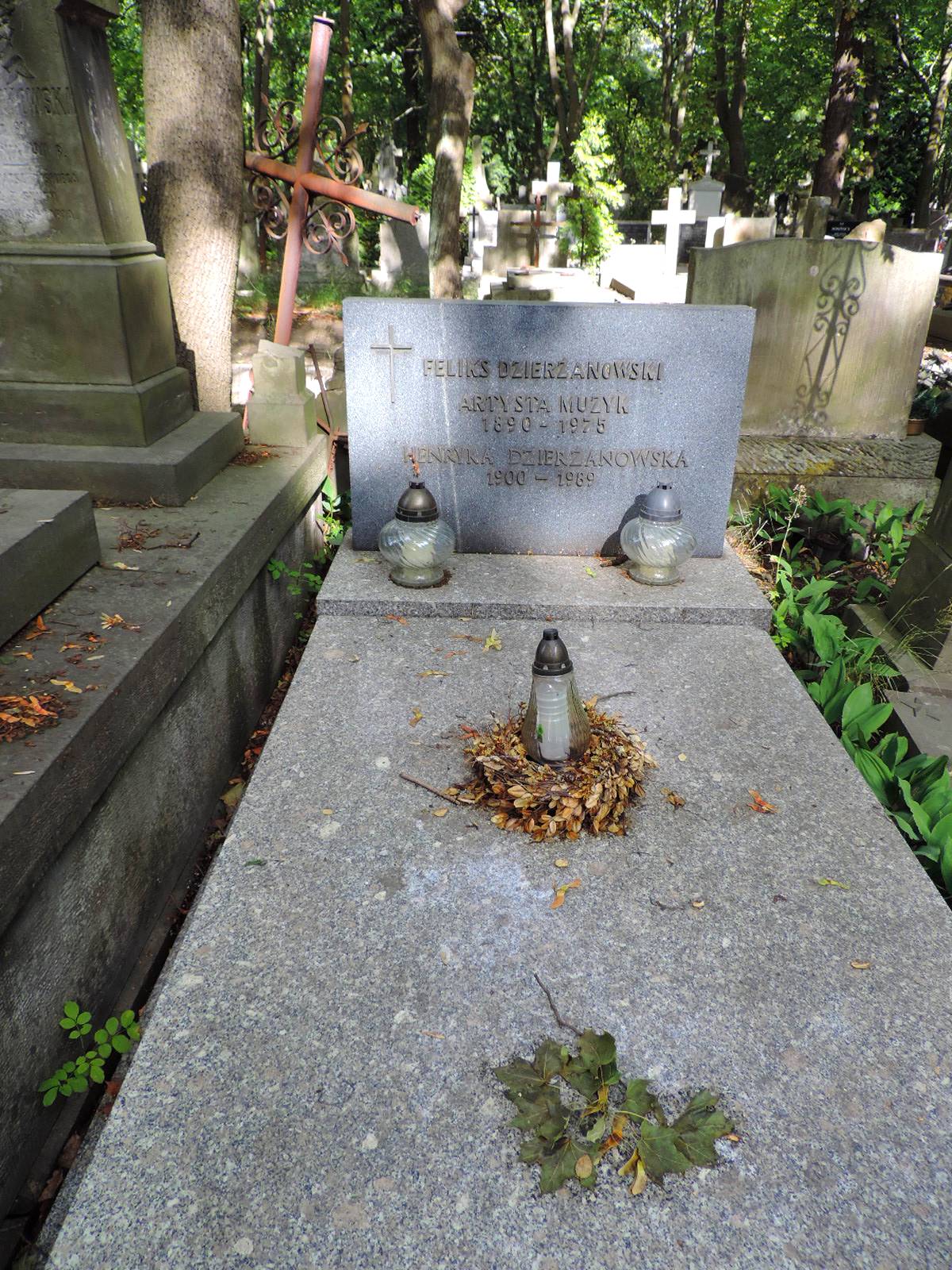 The grave of Feliks Dzierżanowski - Warsaw