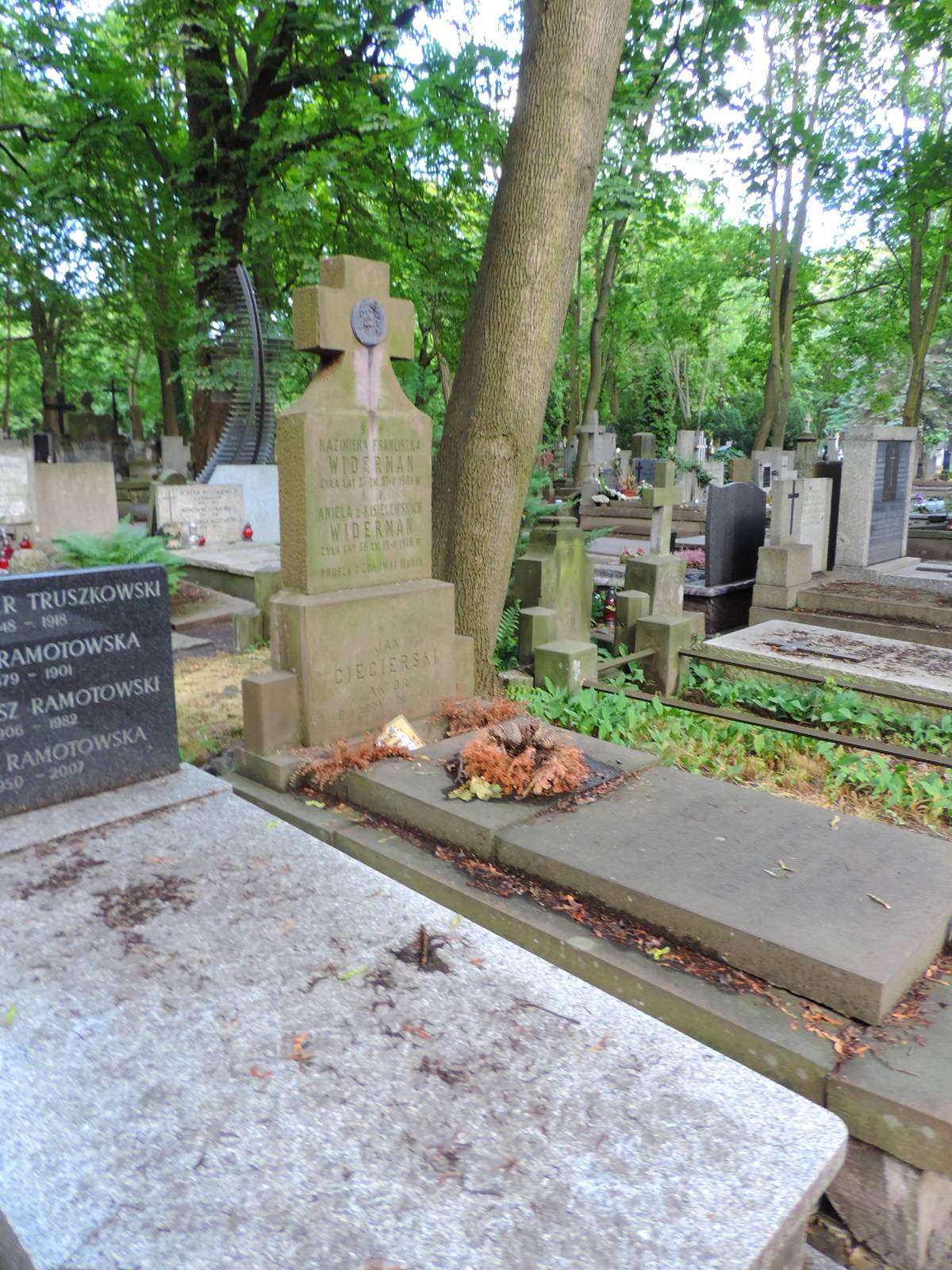 The grave of jan Ciecierski - Warsaw