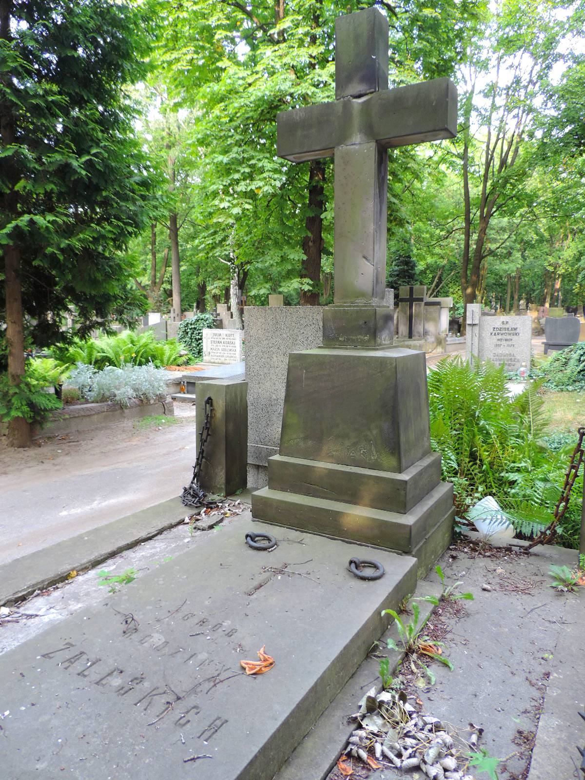 The grave of Zaleski family - Warsaw