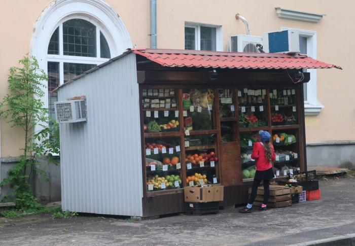 Овощной киоск апельсин дубна