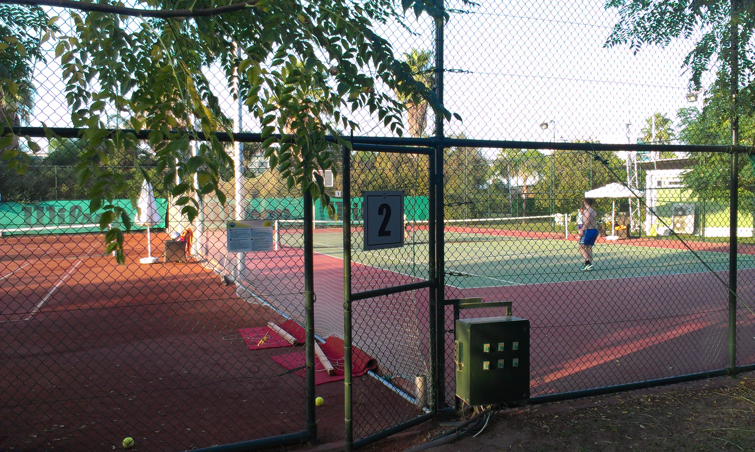 Tennis courts