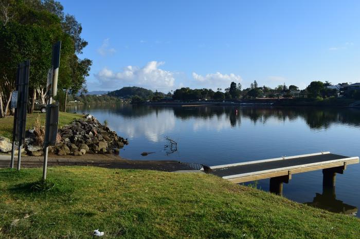 Boat ramp and overnight campsite