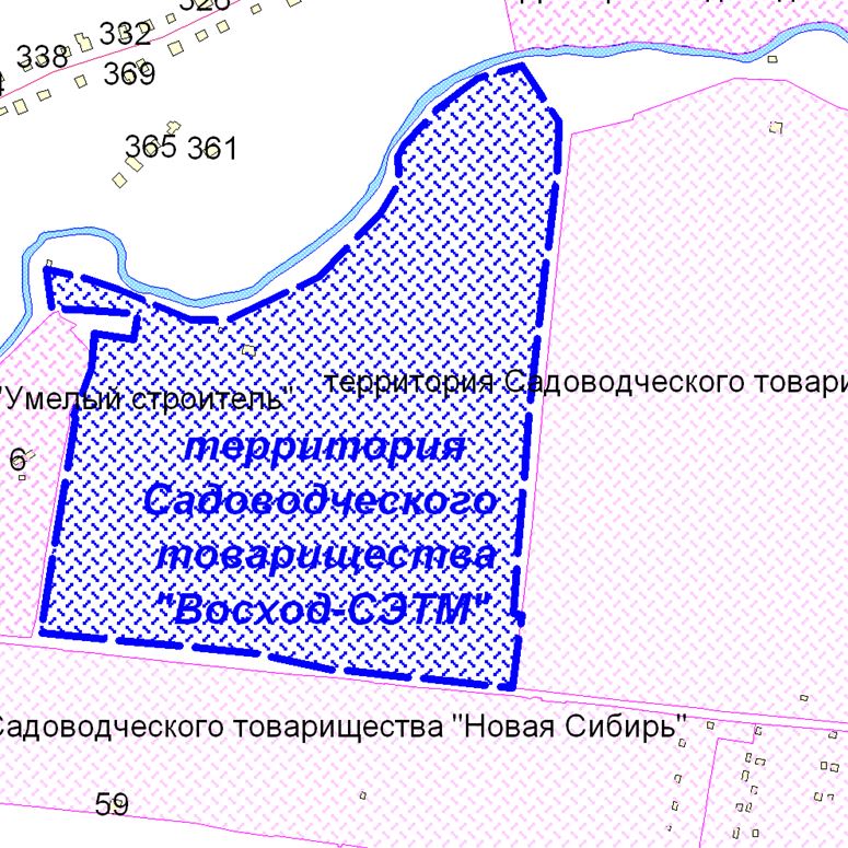 Снт восход план участков