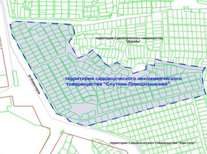 Поселок садовый новосибирск карта