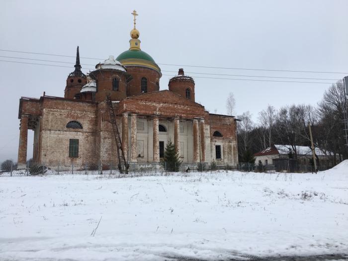 Гагарино. Храм Воскресения Христова в селе Гагарино. Церковь в селе Гагарино Пичаевский район. Храм Воскресения Христова в селе Гагарино Тамбовской области. Гагарино Пичаевский район Тамбовская область.