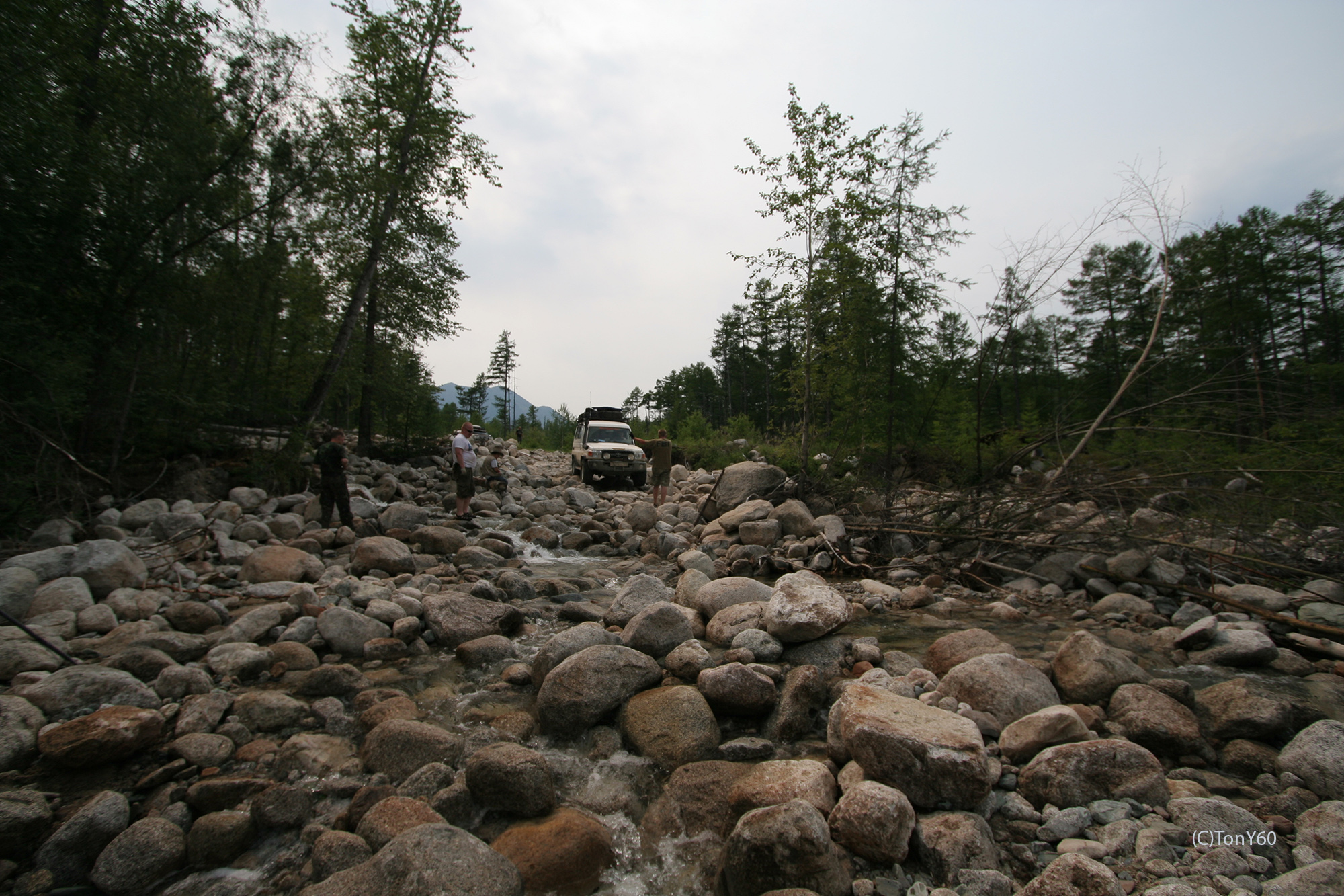 Ford along Davan river