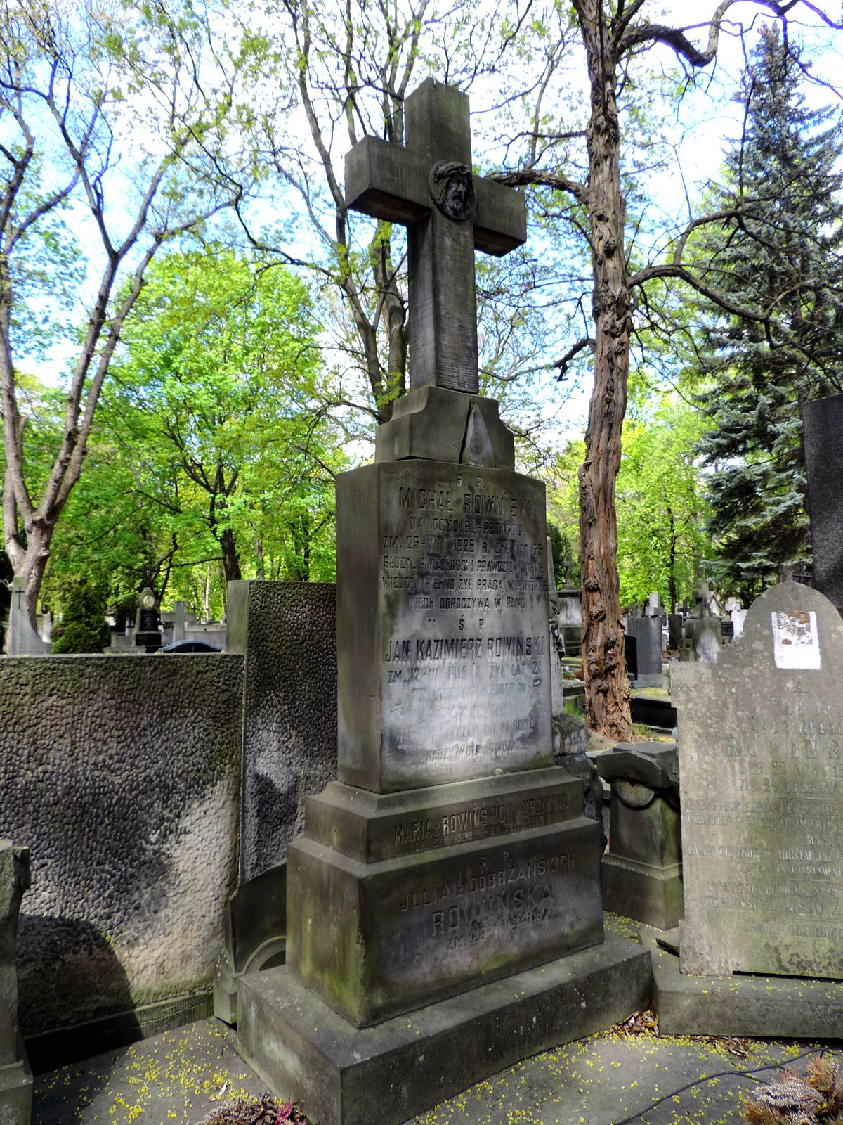 The grave of Wanda Cecylja Rowińska - Warsaw