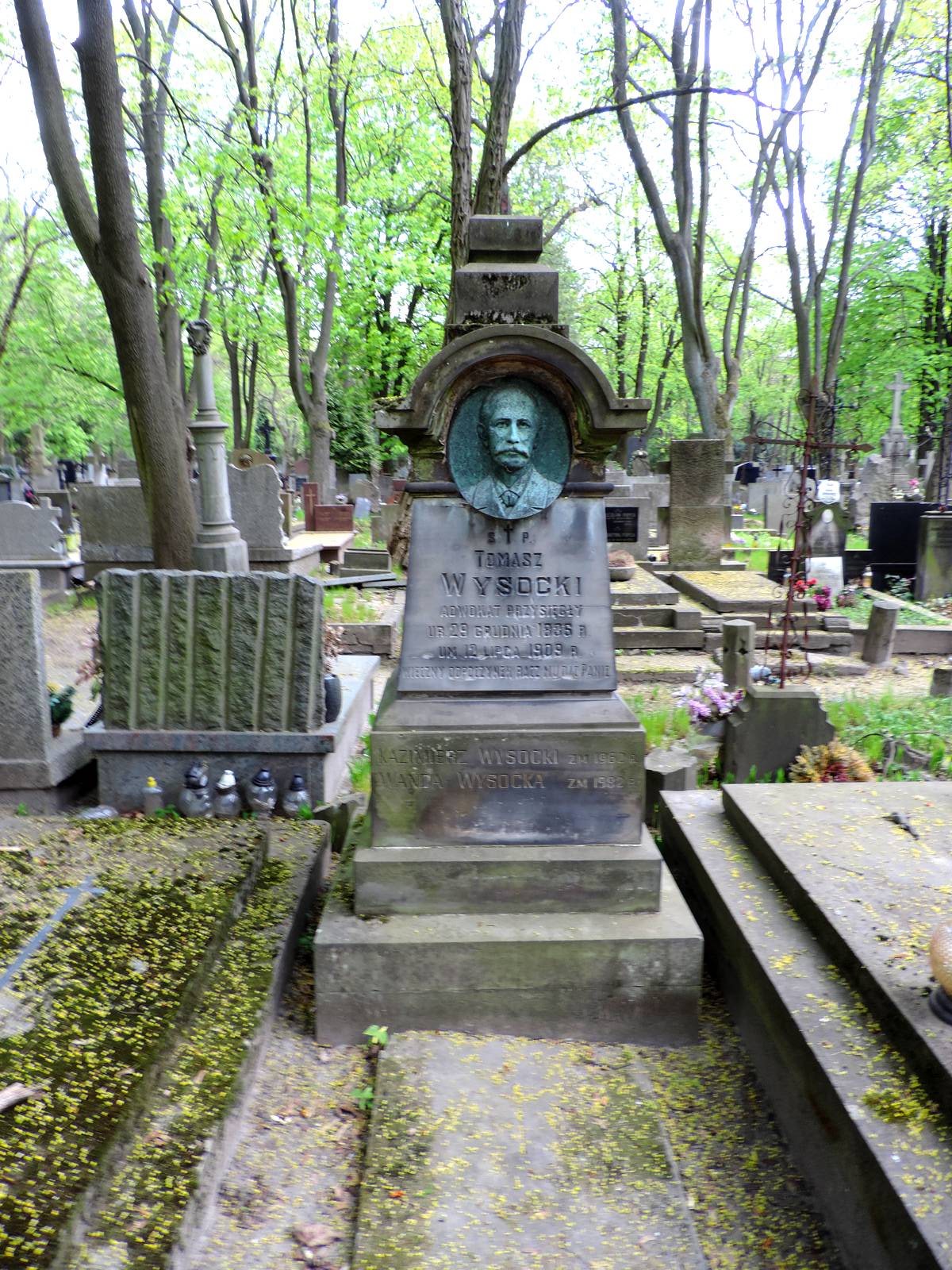 The grave of Tomasz Wysocki - Warsaw