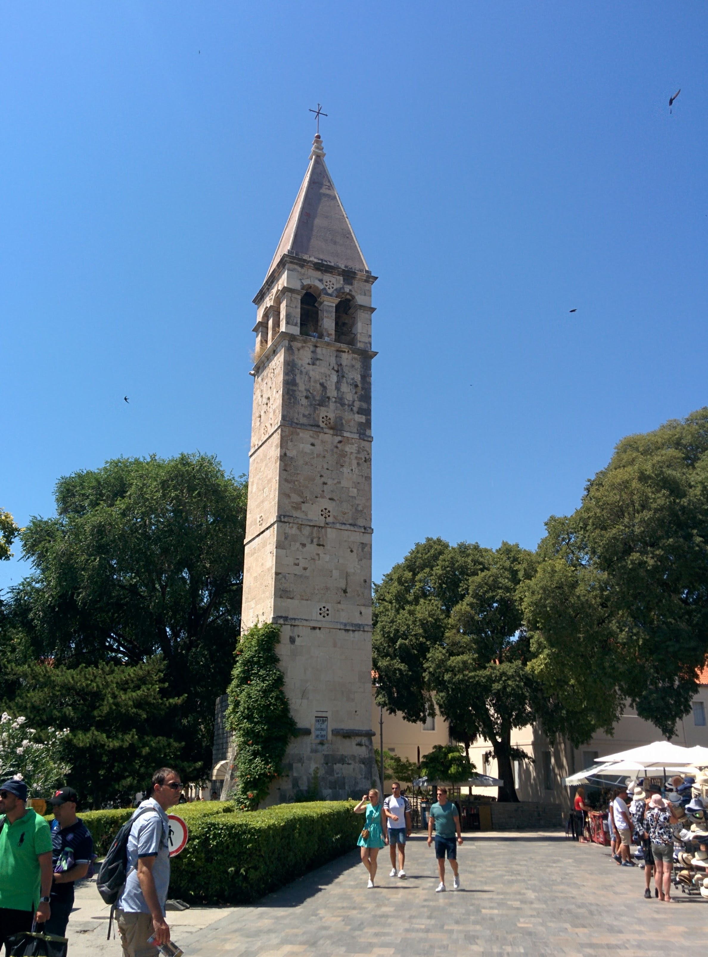 The bell tower and the Chapel of Holy Arnir - Split