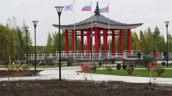Парк дружбы россии и кореи тюмень