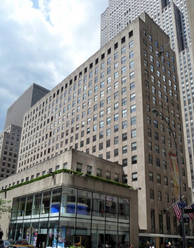 10 Rockefeller Plaza (Eastern Airlines Building) - New York City, New York