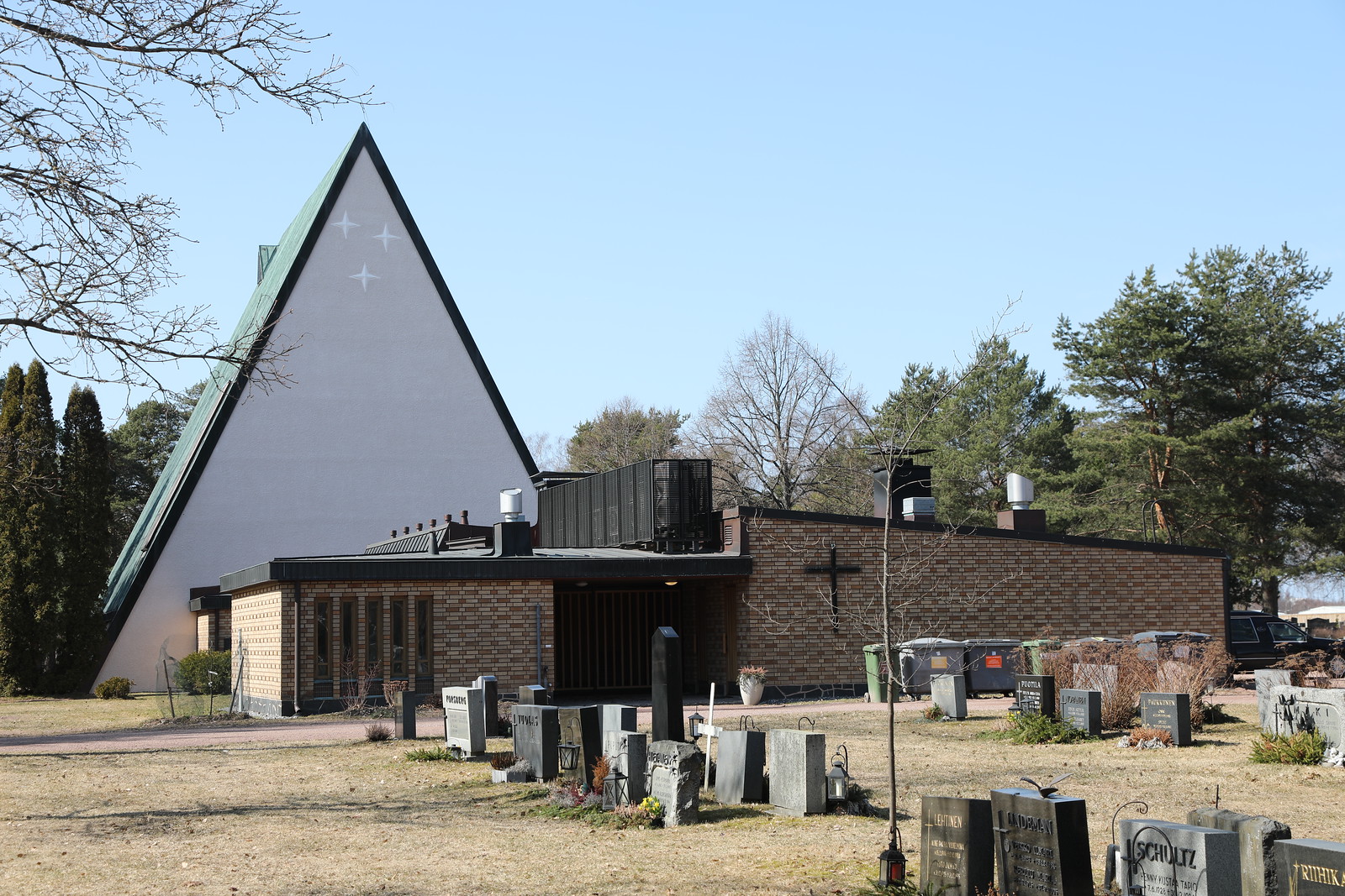 Käppärän hautausmaan iso kappeli - Pori | chapel (en), protestantism (en),  1960_construction (en)