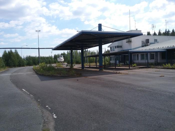 Old finnish border checkpoint Nuijamaa | abandoned / shut down