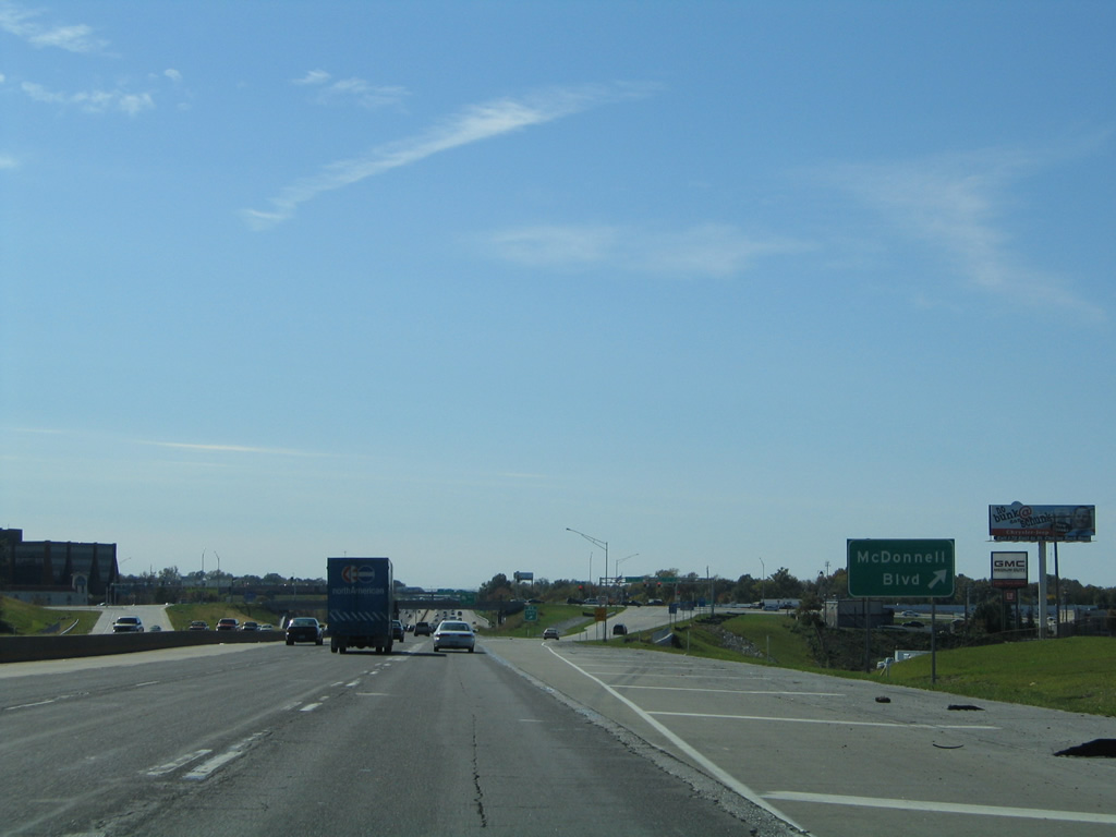 Interstate 270 Interchange Exit 23 - Hazelwood, Missouri