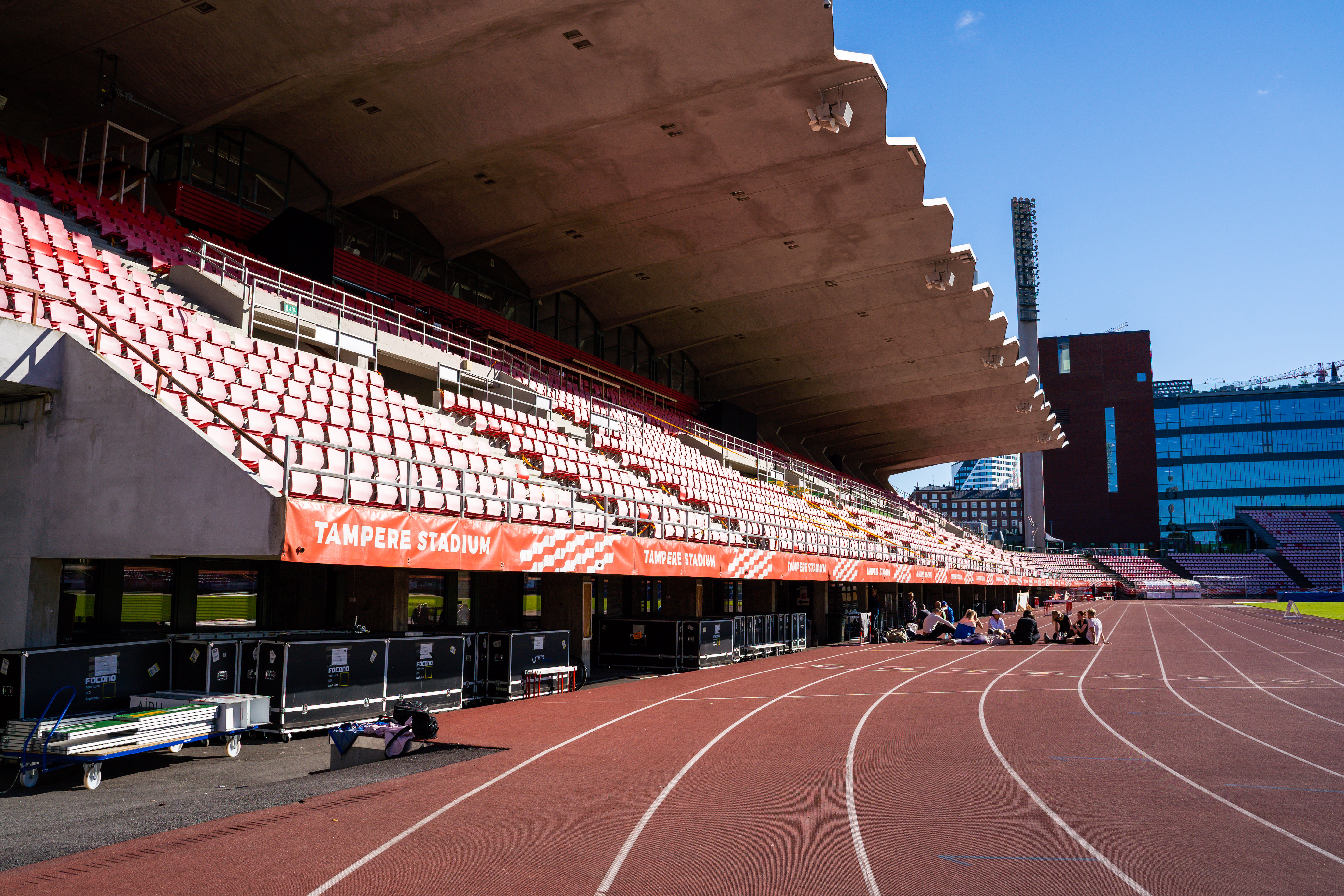 Ratinan stadionin katettu katsomo - Tampere