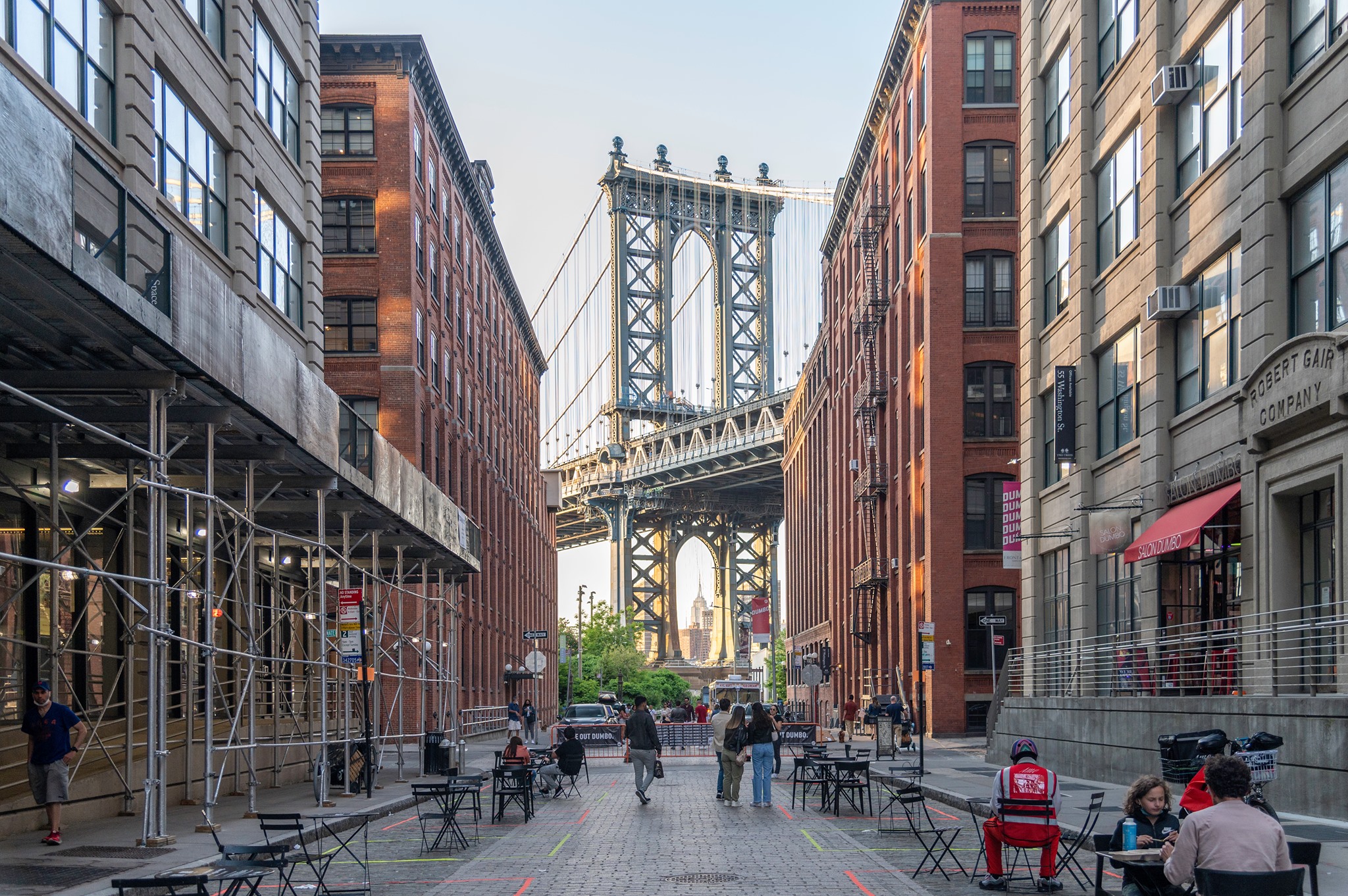 Washington Street Pedestrian Plaza - New York City, New York