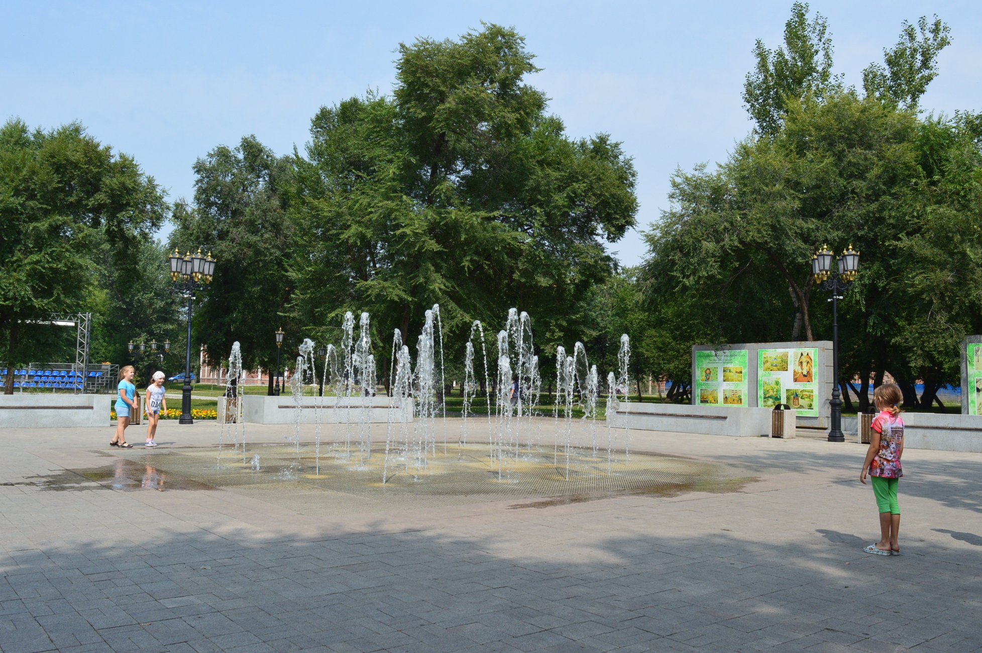фонтан площадь ленина