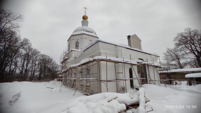 Полковая Церковь на территории Волочаевского городка