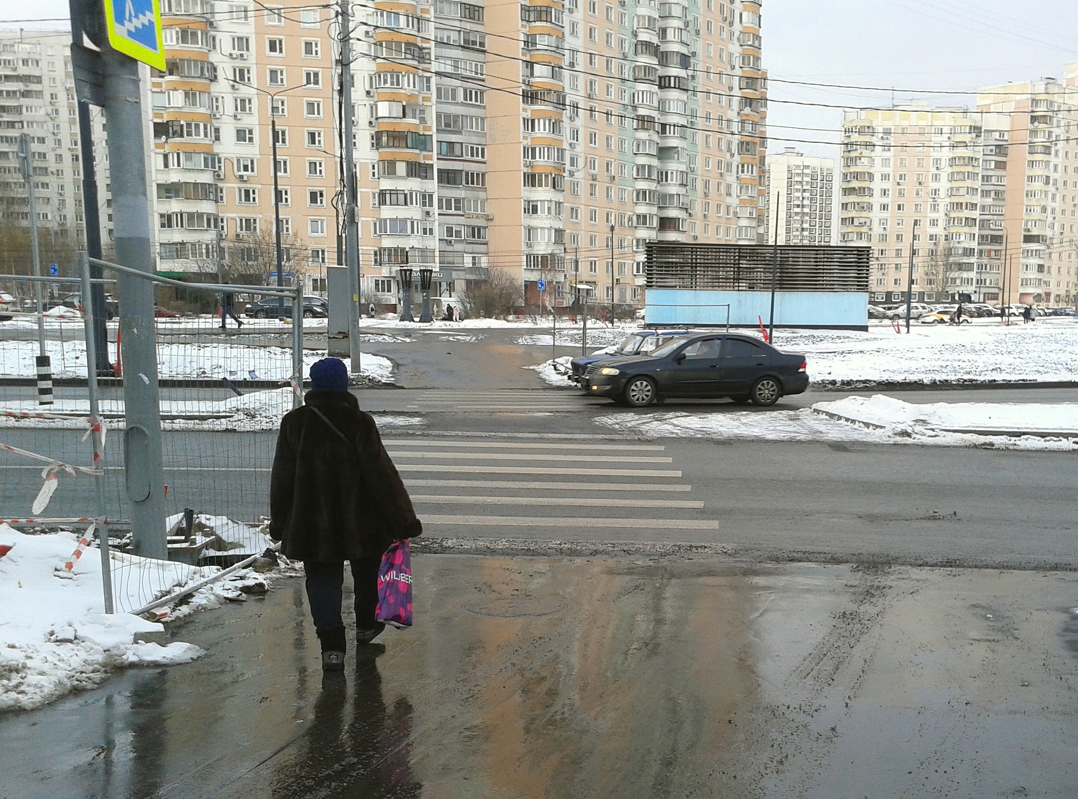 Московский пешеход. Пешеход. Залило переход в Москве фото.