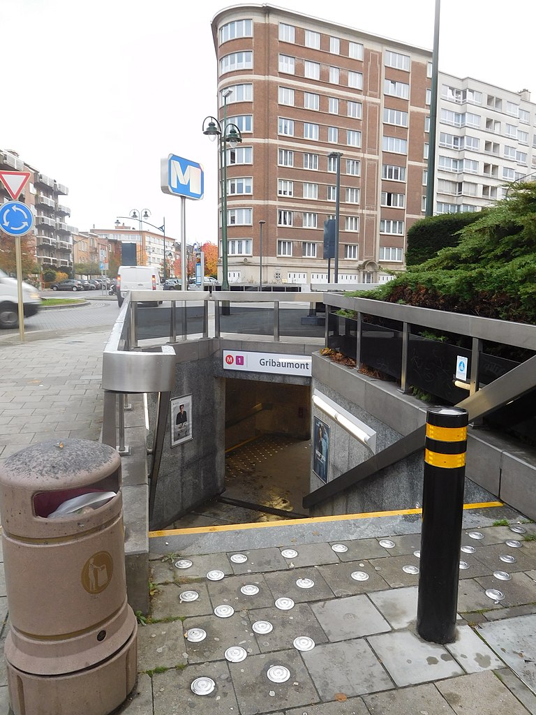 STIB/MIVB - Gribaumont | metro station, underground facility