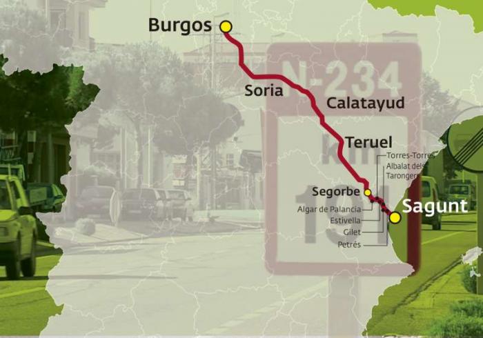 N-234 (Carretera Nacional de Sagunto (N-340) a Burgos (N-I))